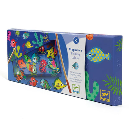 Djeco Colored Fish Magnetic Fishing Game - Image 2