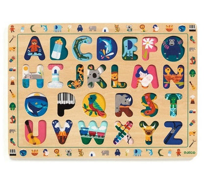 Djeco International ABC Wooden Puzzle