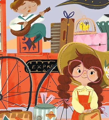 Djeco Mia's Journey Silhouette Puzzle - Image 3