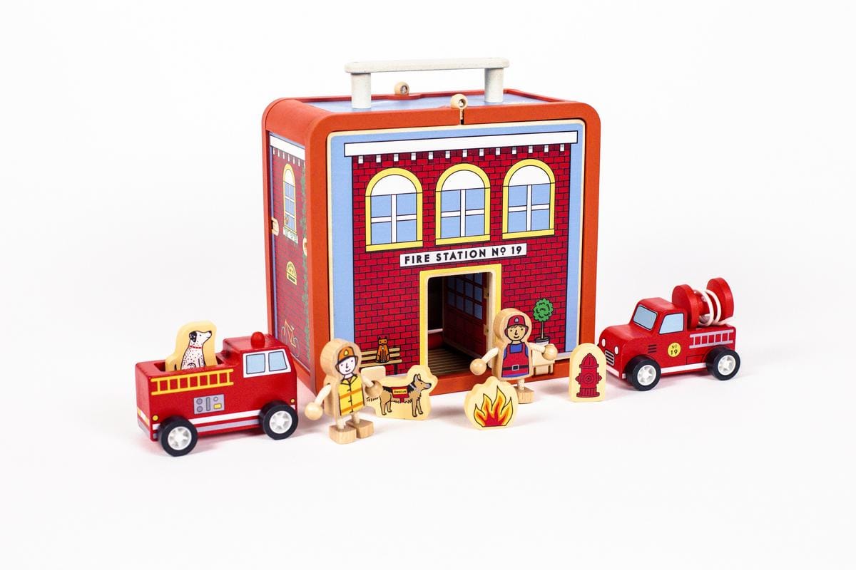 Jack Rabbit Creations Suitcase Series - Fire House
