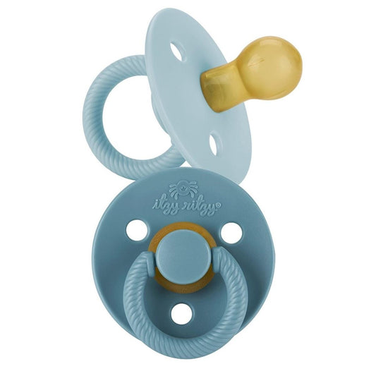 Itzy Ritzy Itzy Soother 2-Pack Natural Rubber Pacifiers - Harbor & Coast (6-18 M) - 704801655