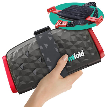 Mifold Comfort Grab-and-Go Booster - Charcoal Grey