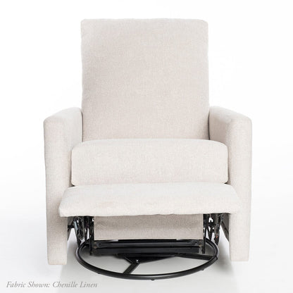 Oilo Drew Recliner + Swivel Nursery Glider -