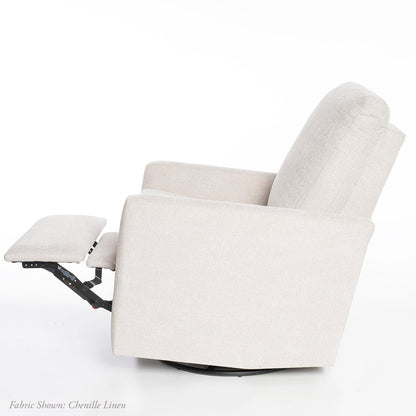 Oilo Drew Recliner + Swivel Nursery Glider -