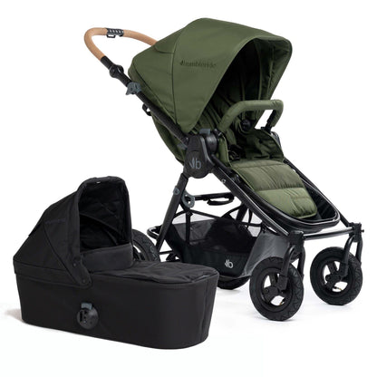 Bumbleride Era Stroller + Bassinet Bundle - Olive / Black - E-480VE-BAS-63LC