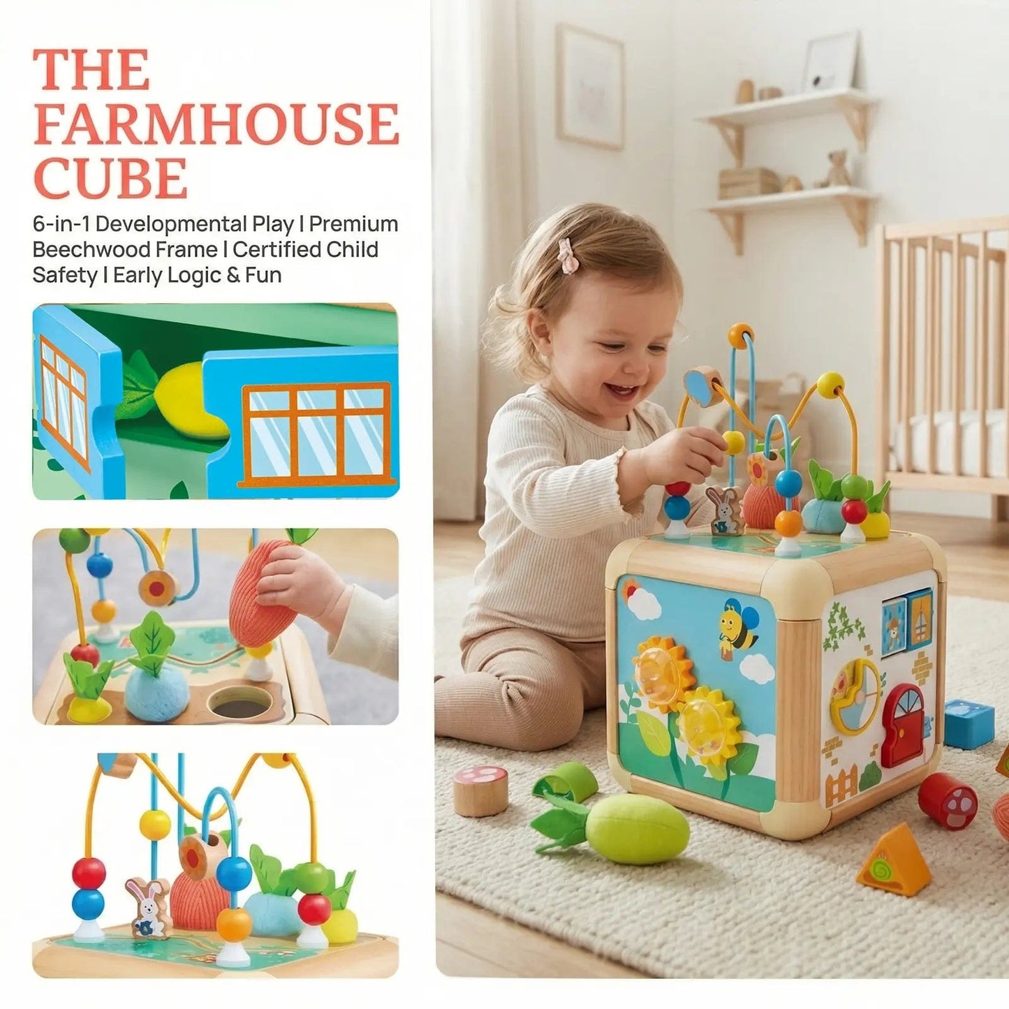 Hape Green Thumbs Activity Cube