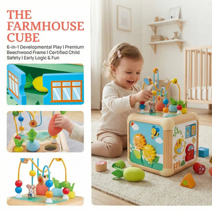 Hape Green Thumbs Activity Cube