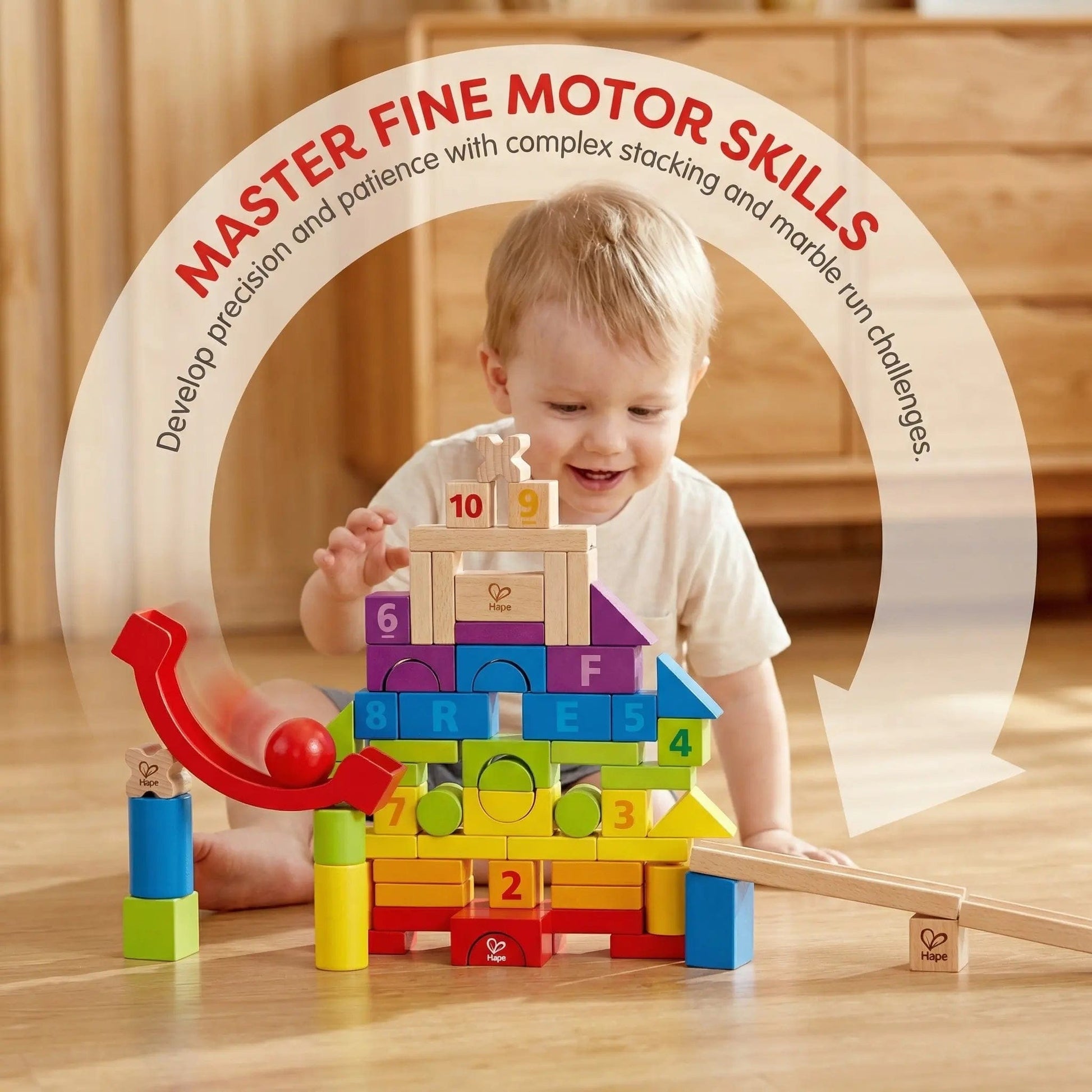 Hape Grow-with-me Blocks