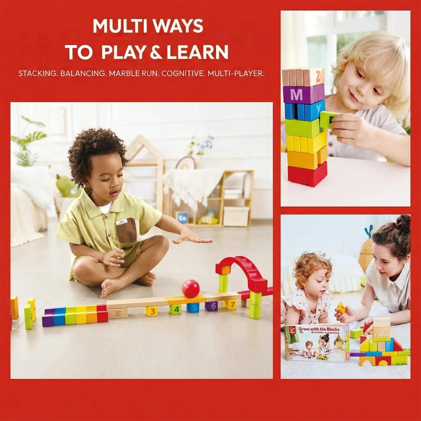 Hape Grow-with-me Blocks