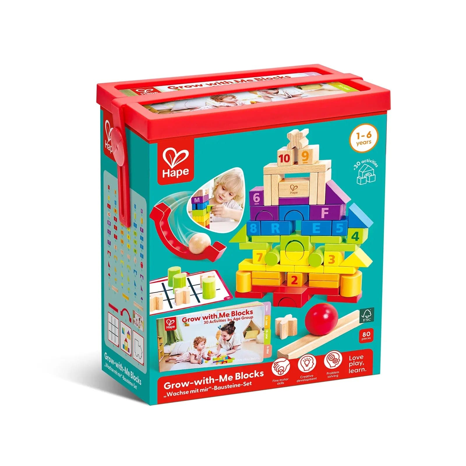 Hape Grow-with-me Blocks