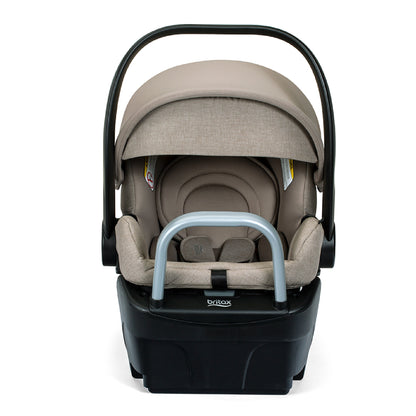 Britax Willow S Infant Car Seat with Alpine Anti-Rebound Base - Teak