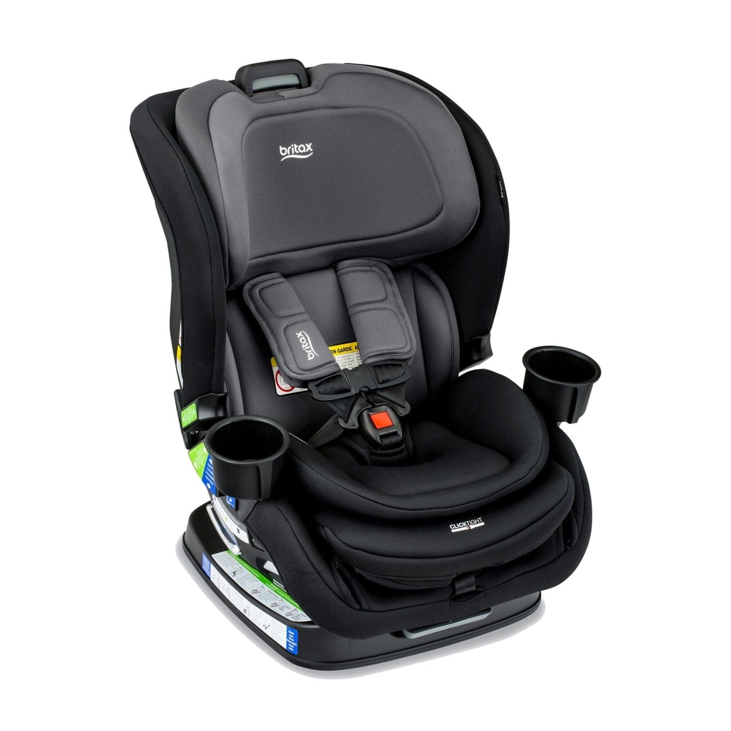Britax Poplar ClickTight Convertible Car Seat, Slim 17-Inch Design - Stone Onyx - E1D223M