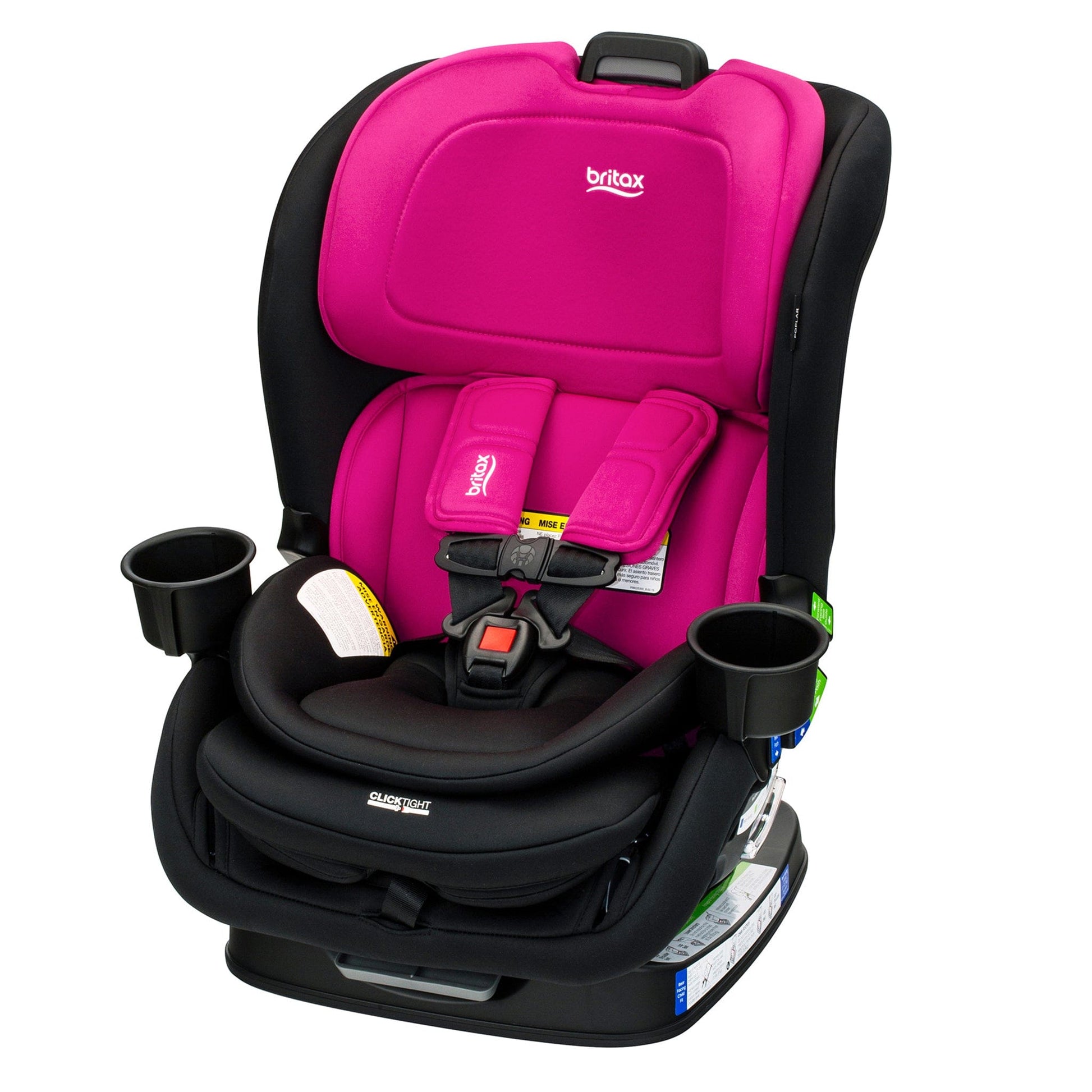 Britax Poplar ClickTight Convertible Car Seat, Slim 17-Inch Design  - Magenta Onyx (SIP) - E1D223Q