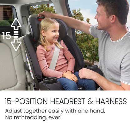 Britax One4Life All-in-One Convertible Car Seat, ClickTight & SafeWash - Raven Black