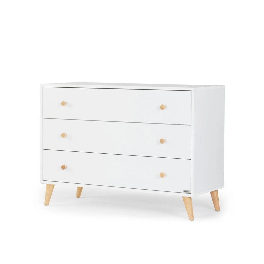dadada Austin 3-Drawer Dresser - White / Natural - 43031-da