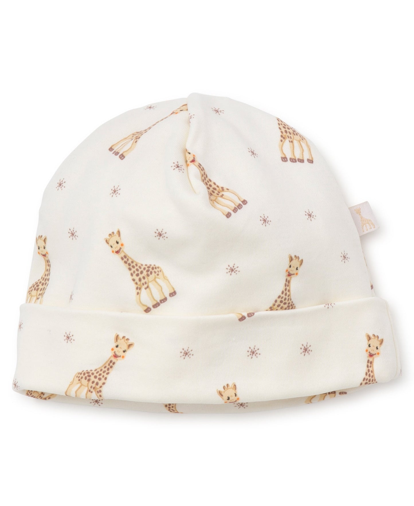 Kissy Kissy Sophie la Girafe Print Hat - Ecru