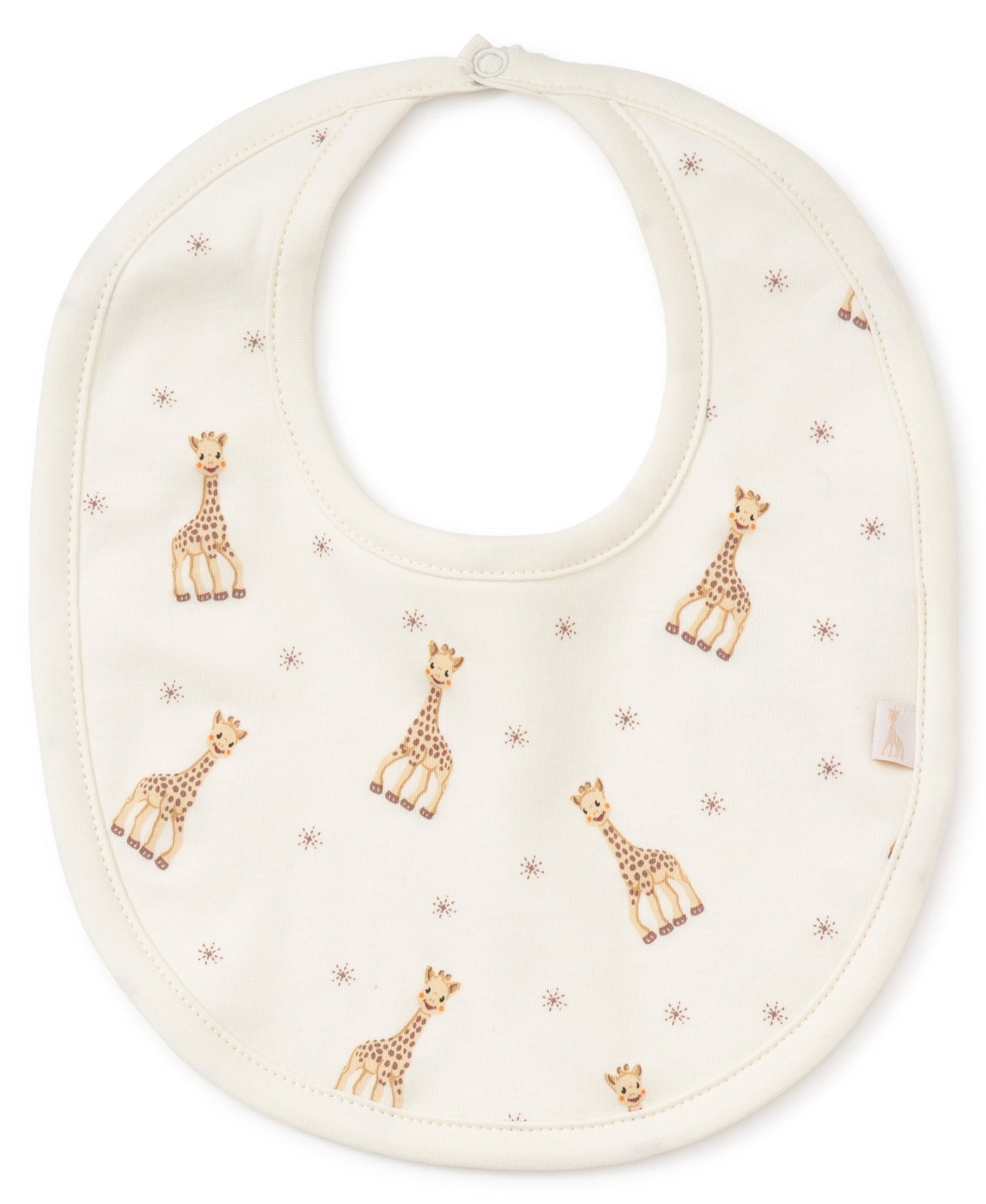 Kissy Kissy Bib - Sophie la Girafe Ecru
