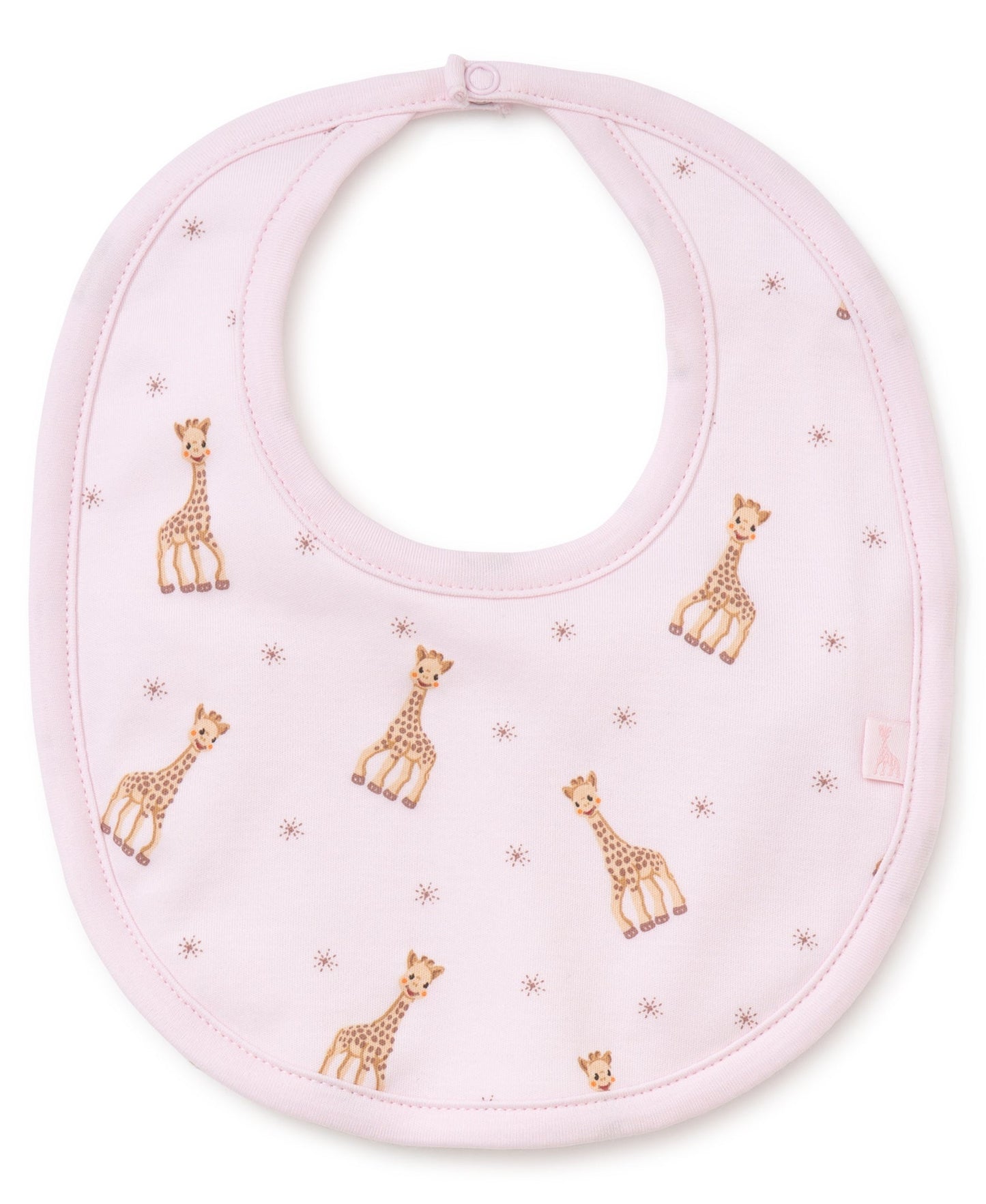 Kissy Kissy Sophie la Girafe Print Bib - Pink