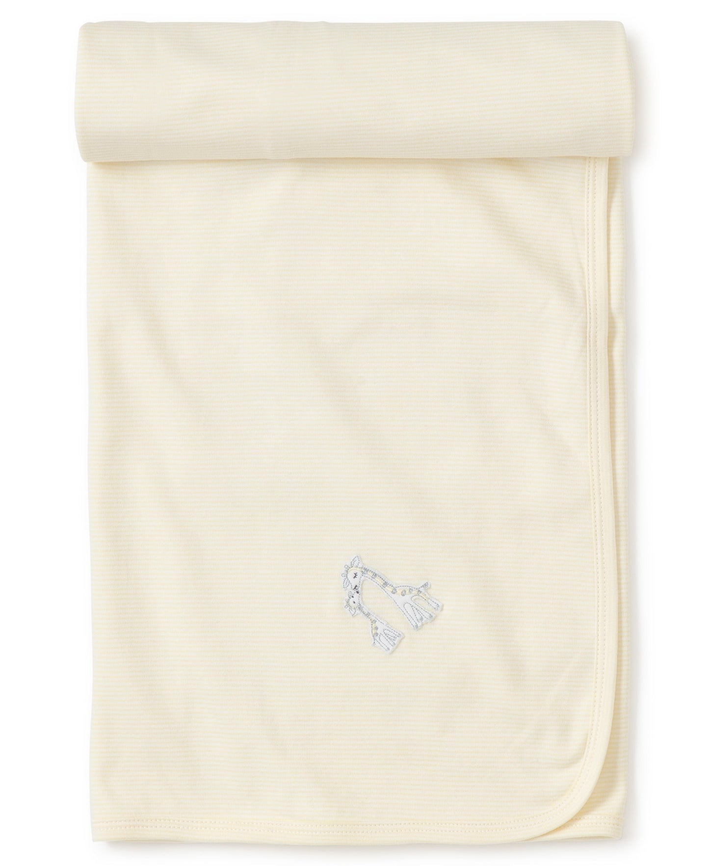 Kissy Kissy Giraffe Generations Stripe Blanket - Yellow