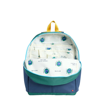 State Bags Kane Backpack - Blue Chevron