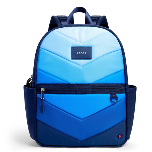 State Bags Kane Backpack - Blue Chevron