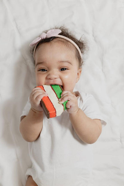 PiccoliNY Ruby's Rainbow Cookie Teether