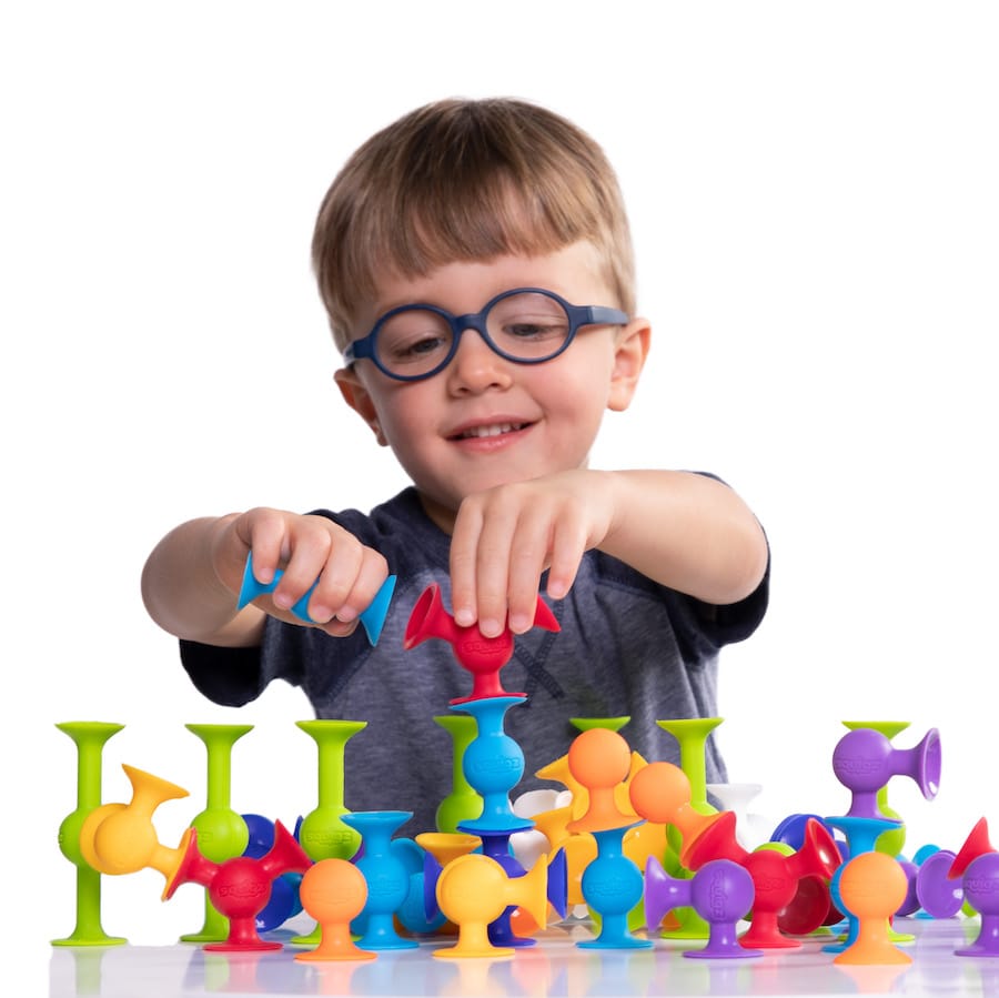 Fat Brain Toys Squigz Starter Set - 24 Pieces - Image 2