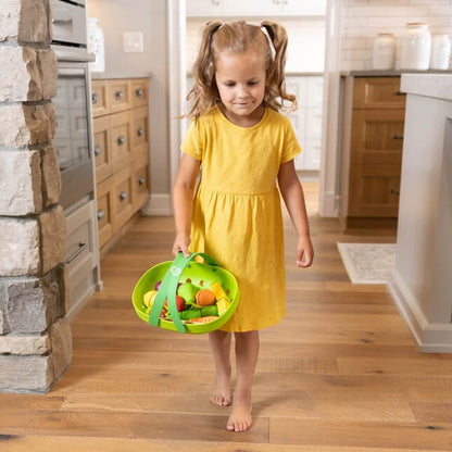 Fat Brain Toys Pretendables Fruit & Veggie Basket - Image 4