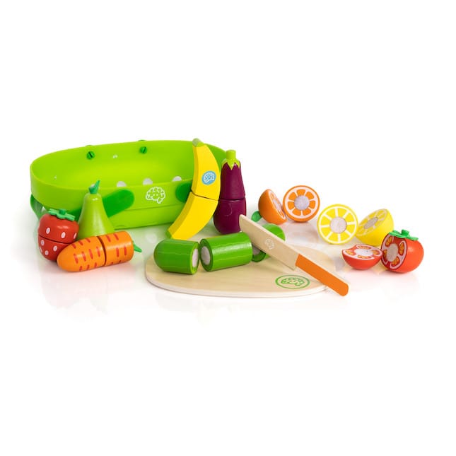 Fat Brain Toys Pretendables Fruit & Veggie Basket - Image 6