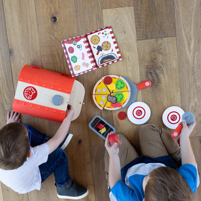 Fat Brain Toys Pretendables Backyard Pizza Oven Set - FA405-1