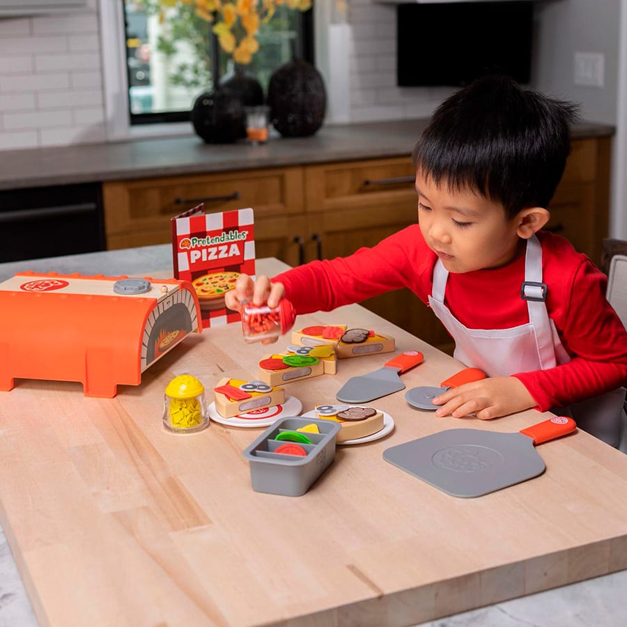 Fat Brain Toys Pretendables Backyard Pizza Oven Set - Image 2