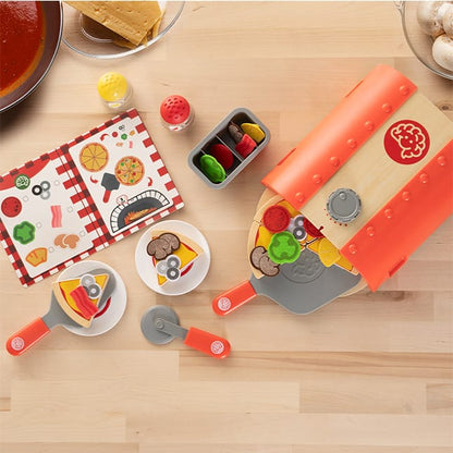 Fat Brain Toys Pretendables Backyard Pizza Oven Set - Image 5