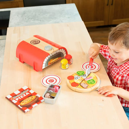 Fat Brain Toys Pretendables Backyard Pizza Oven Set - Image 6