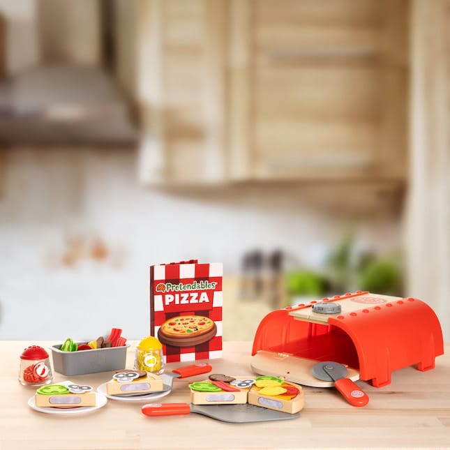 Fat Brain Toys Pretendables Backyard Pizza Oven Set - Image 7