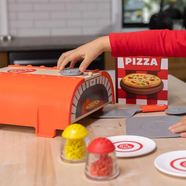 Fat Brain Toys Pretendables Backyard Pizza Oven Set - Image 8