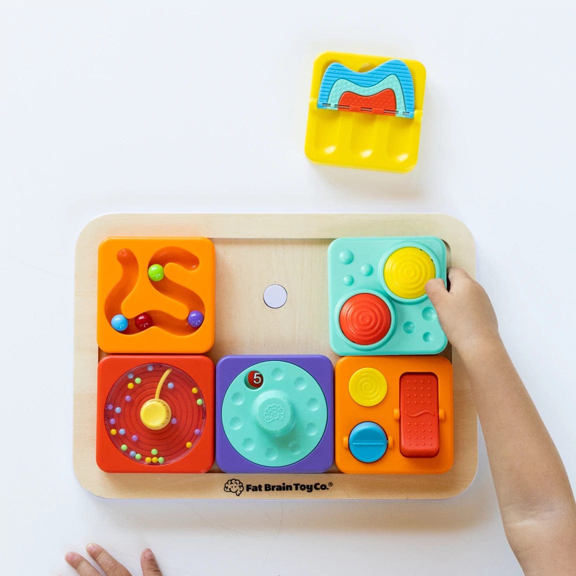 Fat Brain Toys PlayTab Tiles - Flippy, Loopy Beads & Numbers Fat Brain Toys PlayTab Tiles - Flippy, Loopy Beads & Numbers