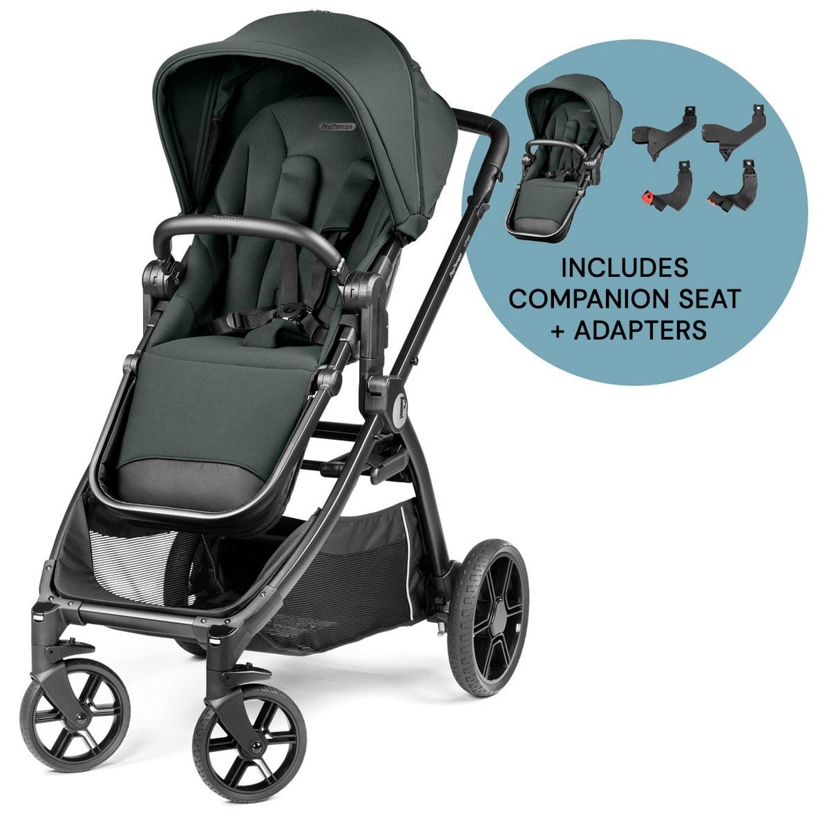 PEG YPSI 2025 Double Stroller Bundle - Metal - IP38000000MO64GU64-IS14280000MO64GU64