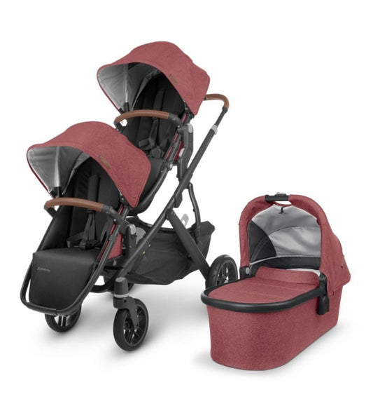UPPAbaby VISTA V2 Double Stroller Bundle - Lucy - DBL-0320-VIS-US-LCY