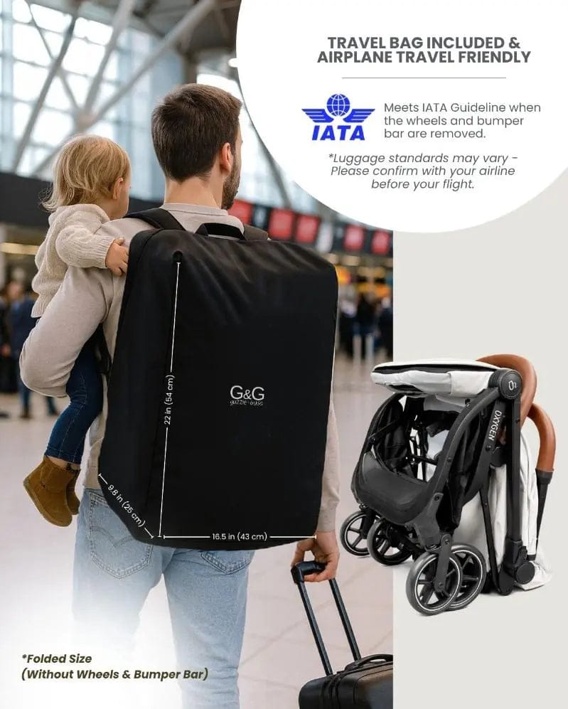 guzzie+Guss Oxygen V3 Stroller - Raven - Image 5