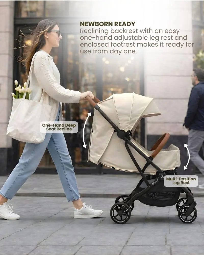 guzzie+Guss Oxygen V3 Stroller - Tropical Green - Image 3