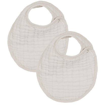Lou Lou & Company Cloud Muslin Bib 2 pk - Grey
