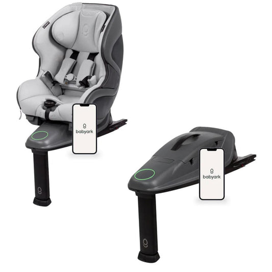 Babyark Smart Convertible Car Seat + Extra Base Bundle - Charcoal Grey / Glacier Ice - BASES-G011011010-05-03
