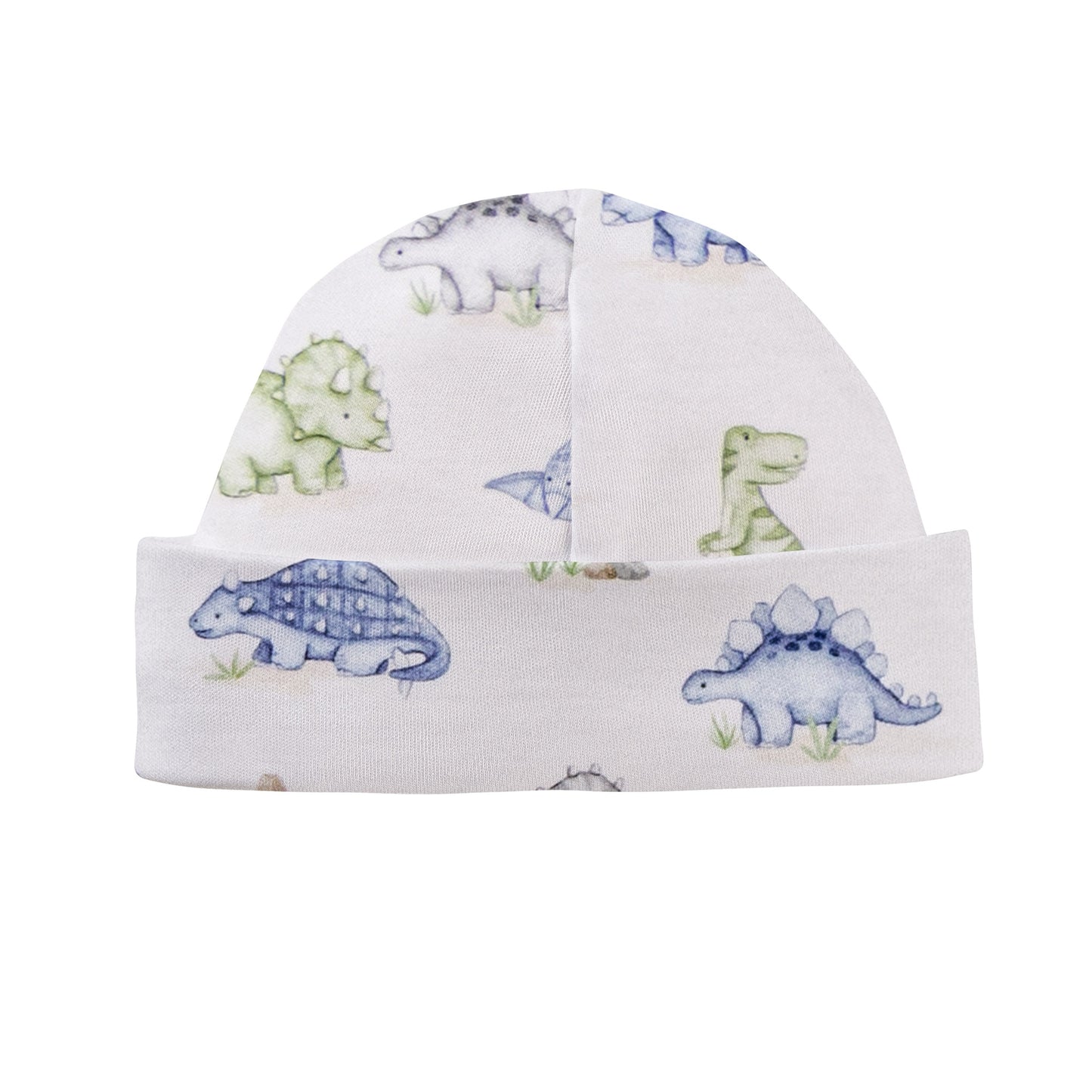 Baby Club Chic Cute Roars Printed Pima Round Hat, NB