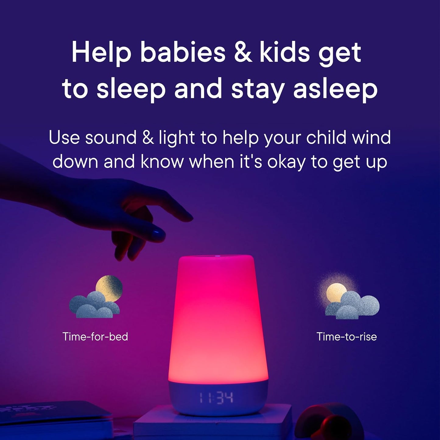 Hatch Rest 2nd Gen Sound Machine, Night Light, Time-to-Rise - HBR4400R