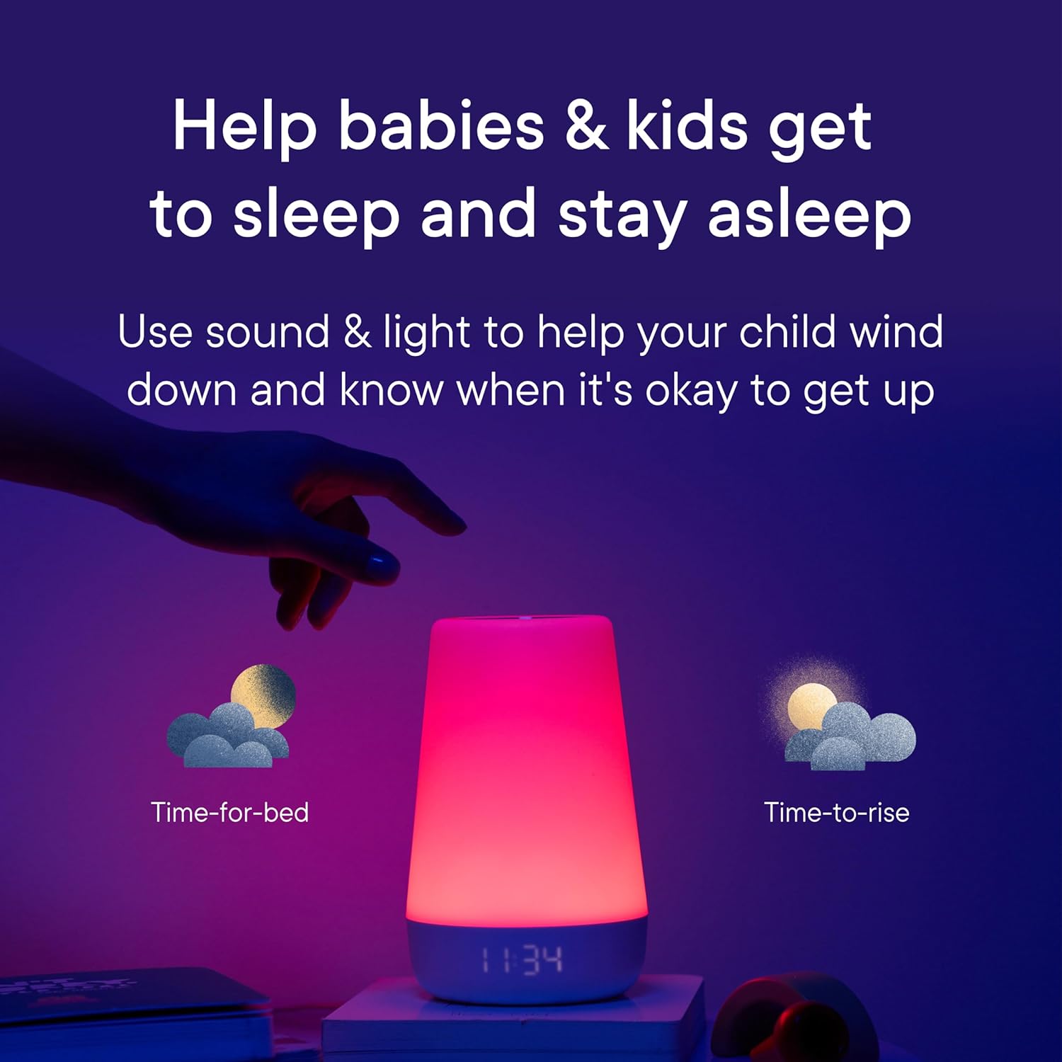 Hatch Rest 2nd Gen Sound Machine, Night Light, Time-to-Rise - HBR4400R