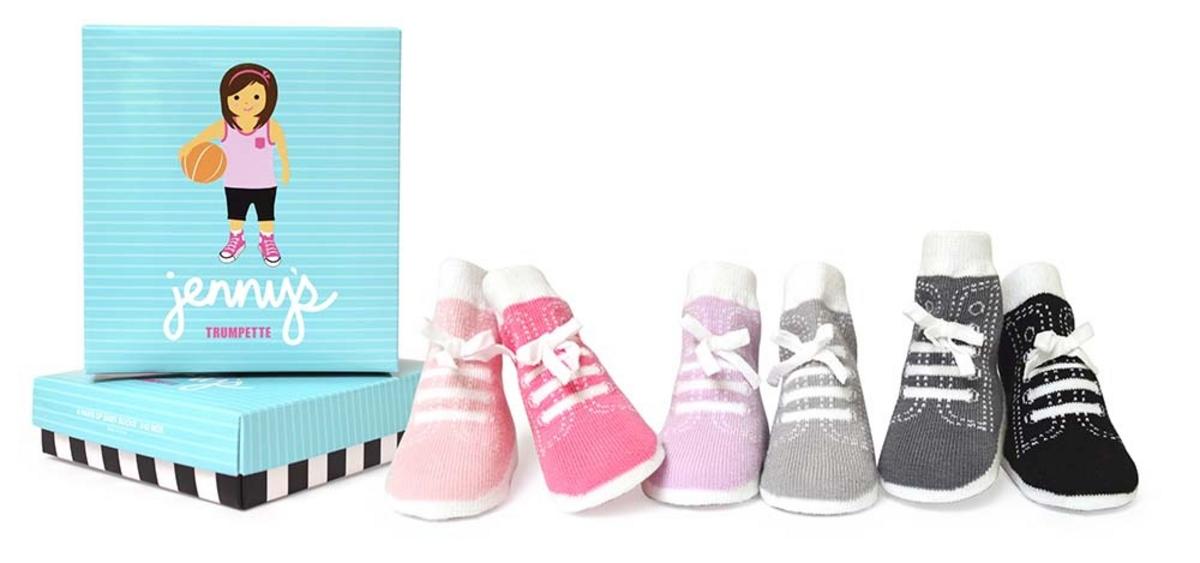 Trumpette Jenny's 6 Pack Infant Socks - 0-12M