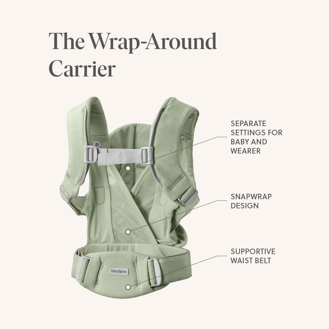 BabyBjörn Baby Carrier Hold - Woven, Sand Gray