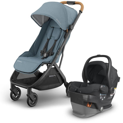 UPPAbaby Minu V3 Compact Stroller + Mesa V2 Travel System Bundle - Dillan / Jake - TRVL-MESAV2-0803-MIN-NA-DIL