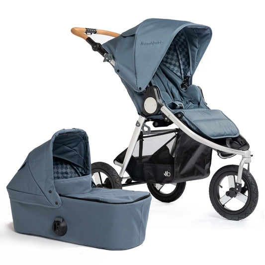 Bumbleride Indie Single Stroller + Bassinet Bundle - Ocean / Ocean - I-875CN-BAS-63CN