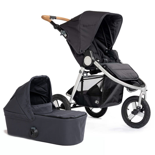 Bumbleride Indie Single Stroller + Bassinet Bundle - Dusk / Dusk - I-875US-BAS-63US